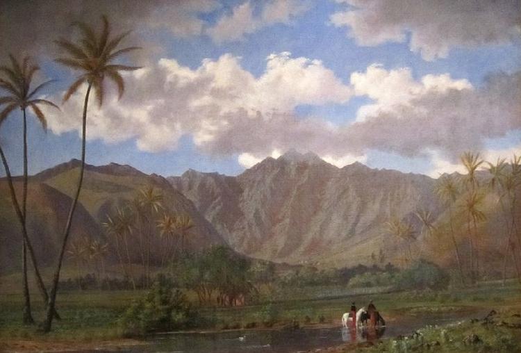 Enoch Wood Perry, Jr. Manoa Valley from Waikiki